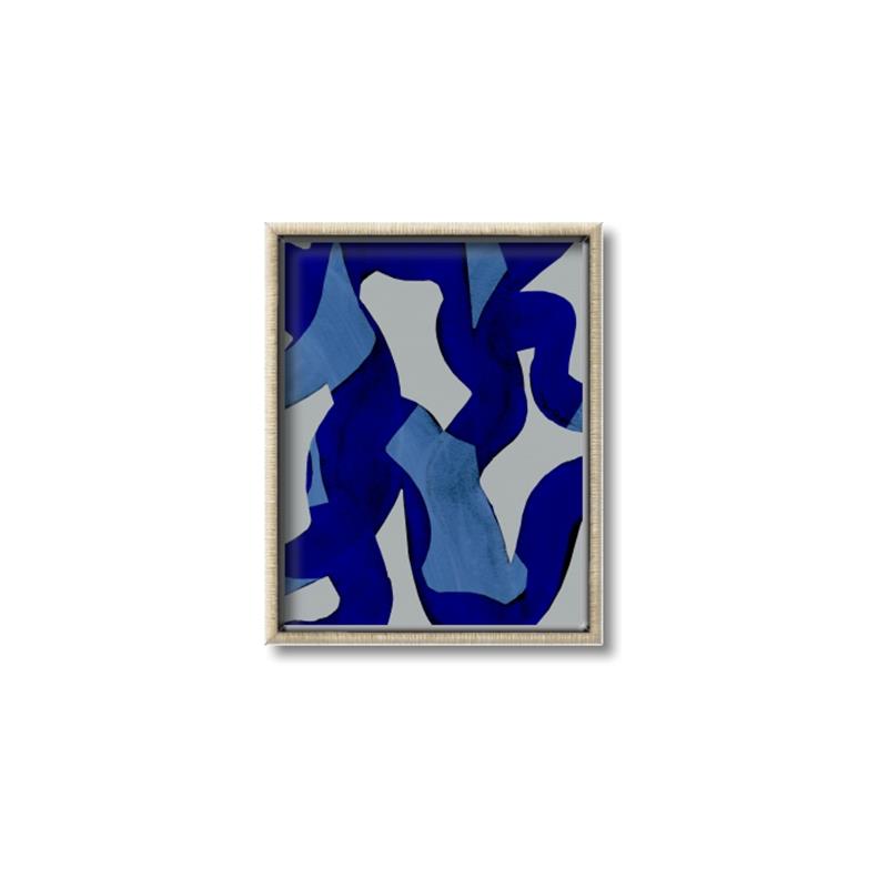 Picture of Constellation of Blue Strokes _GroupedProduct_Rectangle_Portrait_Canvas_Framed_
