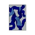 Picture of Constellation of Blue Strokes _GroupedProduct_Rectangle_Portrait_Canvas_Framed_