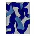 Picture of Constellation of Blue Strokes _GroupedProduct_Rectangle_Portrait_Canvas_Framed_