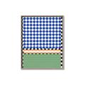 Picture of Psychedelic Checkered Aura _GroupedProduct_Rectangle_Portrait_Canvas_Framed_