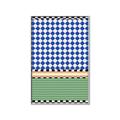 Picture of Psychedelic Checkered Aura _GroupedProduct_Rectangle_Portrait_Canvas_Framed_