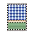 Picture of Psychedelic Checkered Aura _GroupedProduct_Rectangle_Portrait_Canvas_Framed_