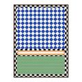 Picture of Psychedelic Checkered Aura _GroupedProduct_Rectangle_Portrait_Canvas_Framed_