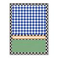 Picture of Psychedelic Checkered Aura _GroupedProduct_Rectangle_Portrait_Canvas_Framed_