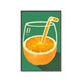 Picture of Orange Juice Poition _GroupedProduct_Rectangle_Portrait_Canvas_Framed_