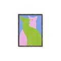 Picture of Optical Cat Duo _GroupedProduct_Rectangle_Portrait_Canvas_Framed_
