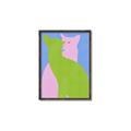 Picture of Optical Cat Duo _GroupedProduct_Rectangle_Portrait_Canvas_Framed_