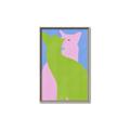 Picture of Optical Cat Duo _GroupedProduct_Rectangle_Portrait_Canvas_Framed_