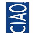 Picture of Ciao in Blue _GroupedProduct_Rectangle_Portrait_Canvas_Framed_