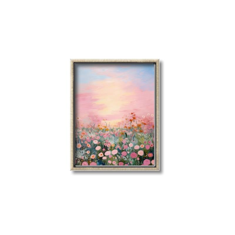 Picture of Ethereal Pink Sunrise _GroupedProduct_Rectangle_Portrait_Canvas_Framed_