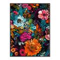 Picture of Chromatic Meadow of Flowers _GroupedProduct_Rectangle_Portrait_Canvas_Framed_