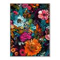 Picture of Chromatic Meadow of Flowers _GroupedProduct_Rectangle_Portrait_Canvas_Framed_