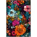 Picture of Chromatic Meadow of Flowers _GroupedProduct_Rectangle_Portrait_Canvas_Framed_