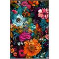 Picture of Chromatic Meadow of Flowers _GroupedProduct_Rectangle_Portrait_Canvas_Framed_