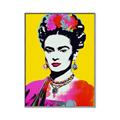 Picture of Botanical Bliss of Frida _GroupedProduct_Rectangle_Portrait_Canvas_Framed_