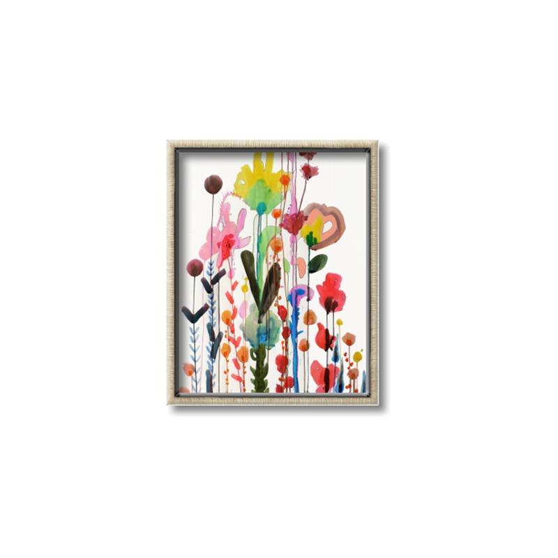 Picture of Eclectic Floral Canvas I _GroupedProduct_Rectangle_Portrait_Canvas_Framed_