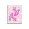 Picture of Pink Roller Skates _GroupedProduct_Rectangle_Portrait_Framed_Matted_