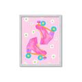 Picture of Pink Roller Skates _GroupedProduct_Rectangle_Portrait_Framed_Matted_