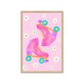Picture of Pink Roller Skates _GroupedProduct_Rectangle_Portrait_Framed_Matted_
