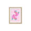 Picture of Pink Roller Skates _GroupedProduct_Rectangle_Portrait_Framed_Matted_