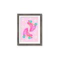 Picture of Pink Roller Skates _GroupedProduct_Rectangle_Portrait_Framed_Matted_