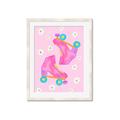 Picture of Pink Roller Skates _GroupedProduct_Rectangle_Portrait_Framed_Matted_