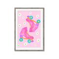 Picture of Pink Roller Skates _GroupedProduct_Rectangle_Portrait_Framed_Matted_