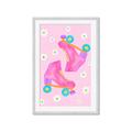 Picture of Pink Roller Skates _GroupedProduct_Rectangle_Portrait_Framed_Matted_