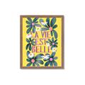 Picture of La Vie Est Belle Foliage _GroupedProduct_Rectangle_Portrait_Framed_Matted_