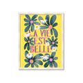 Picture of La Vie Est Belle Foliage _GroupedProduct_Rectangle_Portrait_Framed_Matted_