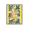Picture of La Vie Est Belle Foliage _GroupedProduct_Rectangle_Portrait_Framed_Matted_