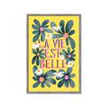 Picture of La Vie Est Belle Foliage _GroupedProduct_Rectangle_Portrait_Framed_Matted_
