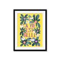 Picture of La Vie Est Belle Foliage _GroupedProduct_Rectangle_Portrait_Framed_Matted_