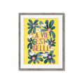 Picture of La Vie Est Belle Foliage _GroupedProduct_Rectangle_Portrait_Framed_Matted_