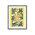 Picture of La Vie Est Belle Foliage _GroupedProduct_Rectangle_Portrait_Framed_Matted_