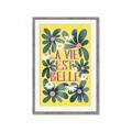 Picture of La Vie Est Belle Foliage _GroupedProduct_Rectangle_Portrait_Framed_Matted_