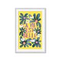 Picture of La Vie Est Belle Foliage _GroupedProduct_Rectangle_Portrait_Framed_Matted_