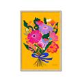 Picture of Red Chromatic Flowers _GroupedProduct_Rectangle_Portrait_Framed_Matted_