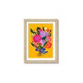 Picture of Red Chromatic Flowers _GroupedProduct_Rectangle_Portrait_Framed_Matted_