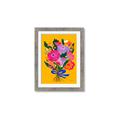 Picture of Red Chromatic Flowers _GroupedProduct_Rectangle_Portrait_Framed_Matted_