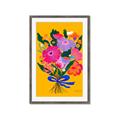 Picture of Red Chromatic Flowers _GroupedProduct_Rectangle_Portrait_Framed_Matted_