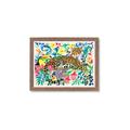 Picture of Vibrant Fusion Jaguar _GroupedProduct_Rectangle_Landscape_Framed_Matted_