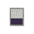 Picture of Blue Patterned Floral Perfection  _GroupedProduct_Rectangle_Portrait_Framed_Matted_