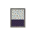Picture of Blue Patterned Floral Perfection  _GroupedProduct_Rectangle_Portrait_Framed_Matted_