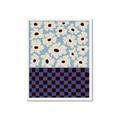 Picture of Blue Patterned Floral Perfection  _GroupedProduct_Rectangle_Portrait_Framed_Matted_
