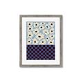 Picture of Blue Patterned Floral Perfection  _GroupedProduct_Rectangle_Portrait_Framed_Matted_