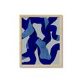 Picture of Constellation of Blue Strokes _GroupedProduct_Rectangle_Portrait_Framed_Matted_