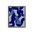 Picture of Constellation of Blue Strokes _GroupedProduct_Rectangle_Portrait_Framed_Matted_