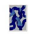 Picture of Constellation of Blue Strokes _GroupedProduct_Rectangle_Portrait_Framed_Matted_