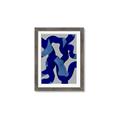 Picture of Constellation of Blue Strokes _GroupedProduct_Rectangle_Portrait_Framed_Matted_
